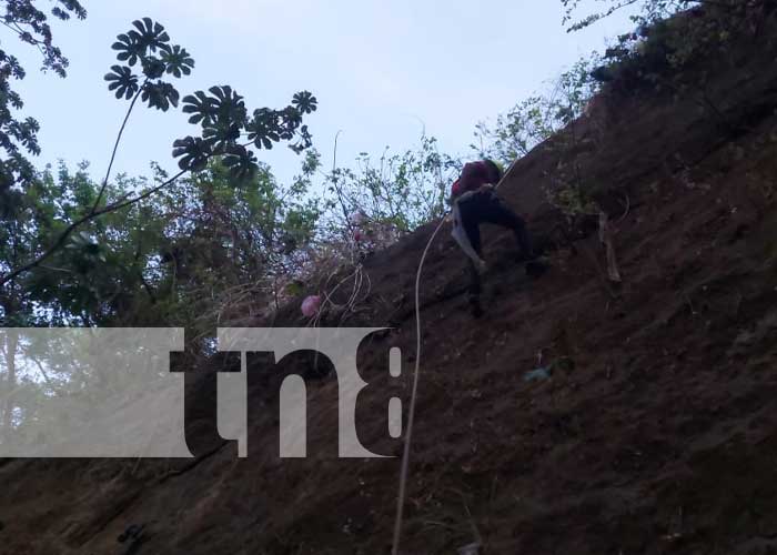 Foto: Encuentran en un barranco sin vida a un hombre que estaba desaparecido en Diriamba / TN8