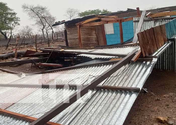 Foto: Fuertes vientos y lluvias se presentan en municipios de Chinandega / TN8