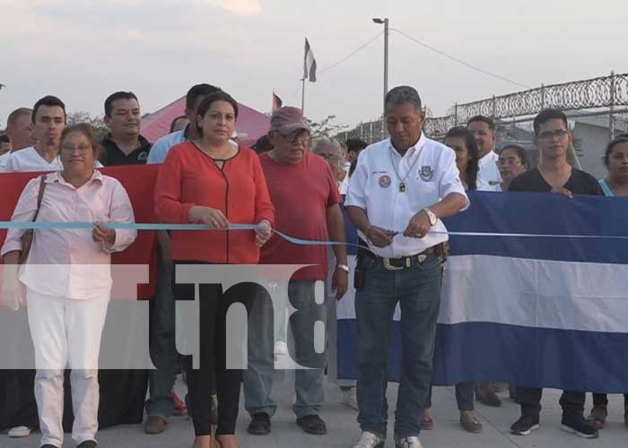 Inauguran 200 metros lineales de calles en el barrio Los Maderos en Matiguás