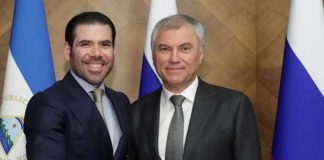 Nicaragua se reunió con el Presidente Duma Estatal de Rusia