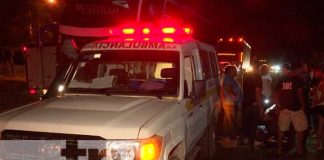 Ciclista ebrio provoca accidente en Las playitas, comarca de Ciudad Darío, Matagalpa