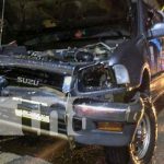 Llanta de camioneta explota provocando accidente en Ocotal