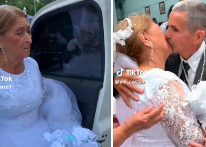 Video: Abuelitos hondureños se casan por todo lo alto 
