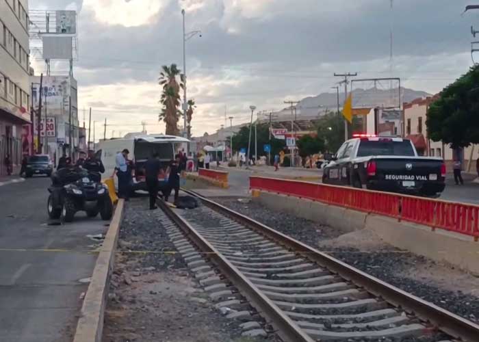 Mujer nicaragüense atropellada por un tren en México
