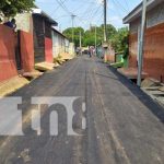 Foto: Alcaldía de Managua sigue con proyectos de calles en barrios / TN8