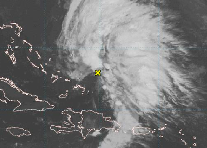 Monitorean un área de baja presión al noreste de las Bahamas
