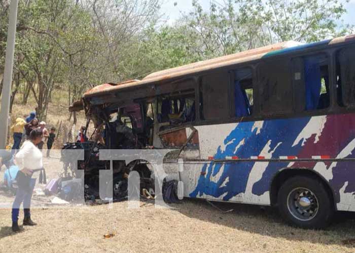 Foto: Fuerte accidente en carretera entre Boaco y Juigalpa, Chontales / TN8
