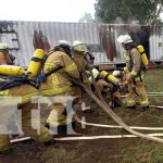 Foto: Capacitación para hacer a un bombero mejor en Nicaragua / TN8