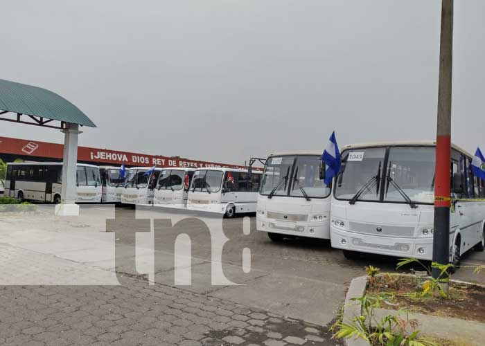 Foto: Nuevos buses para Chinandega y León / TN8