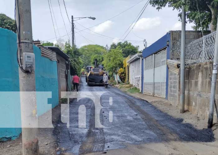 Foto: Nuevas calles en el barrio Hialeah, Managua / TN8