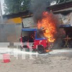 Foto: Una de las caponeras de Managua tomó fuego / TN8