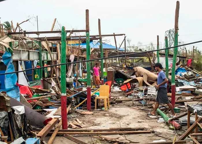 Al menos 41 muertos por paso de ciclón Mocha por Birmania