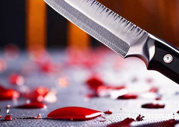 Foto: Imagen representativa de un cuchillo sangriento por homicidio en Matagalpa
