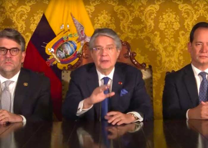 Presidente Lasso disuelve la Asamblea Nacional en Ecuador