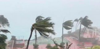 Tifón Mawar azota la isla Guam con feroces vientos y apocalípticas marejadas