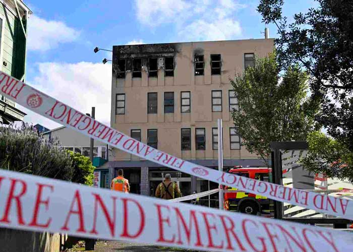 Incendio en un hostal en Nueva Zelanda deja 6 muertos 