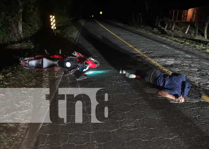 Foto: Accidente en Nueva Segovia por culpa de un caballo / TN8