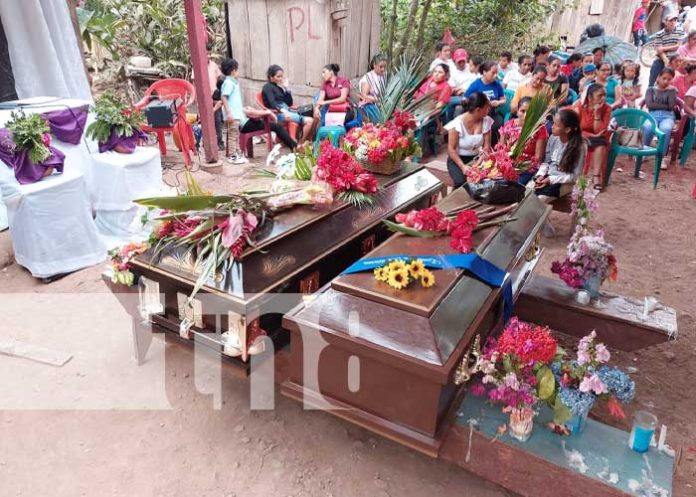 Foto: Honras fúnebres por tragedia en San Sebastián de Yalí, Jinotega / TN8