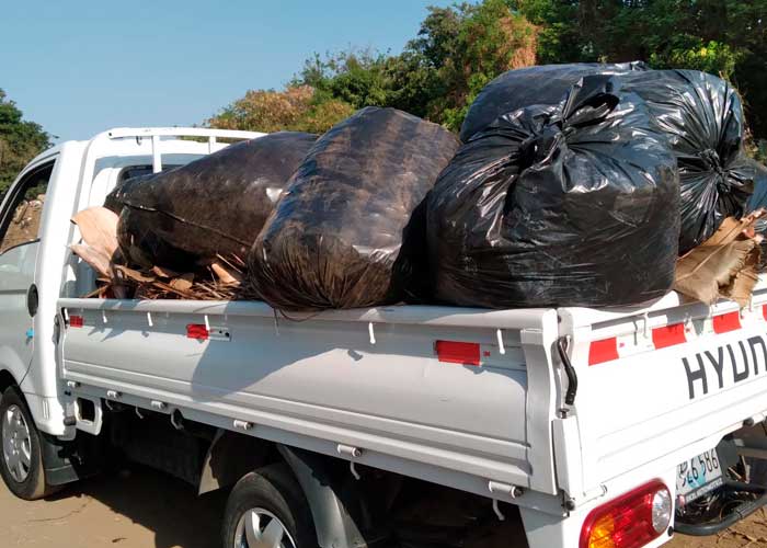 ¡Hasta cuando con esta lucha! Multan por segunda vez a "cerdo" por tirar basura en Managua