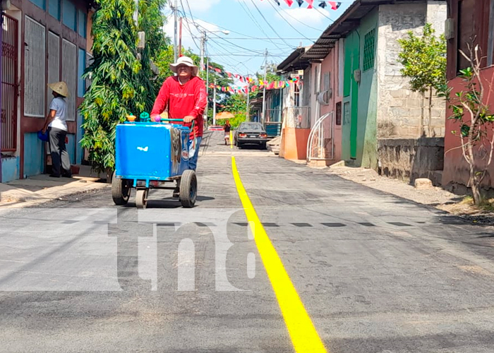 Alcaldía de Managua inauguró 4 cuadras de mejoramiento vial en Las Américas I