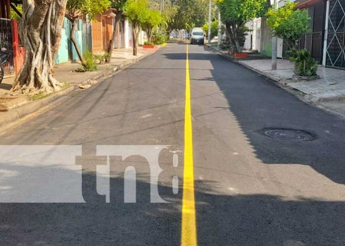 Foto: Nuevas calles para Bello Horizonte, Managua / TN8