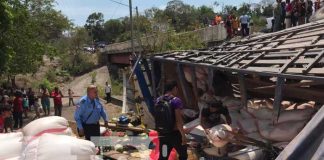 Foto: Fuerte accidente en la carretera Sébaco-Matagalpa / TN8