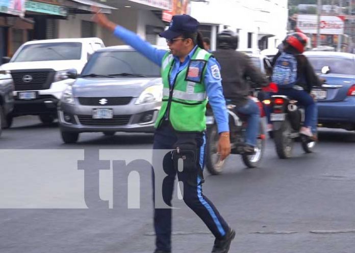 Foto: Presencia policial en calles de Matagalpa / TN8