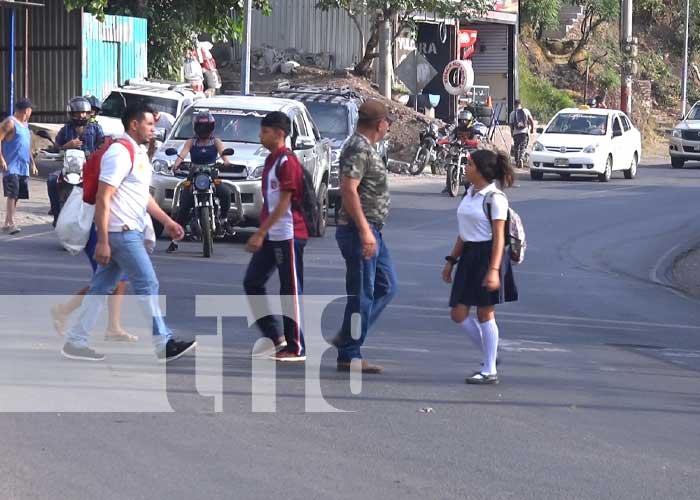 Foto: Presencia policial en calles de Matagalpa / TN8