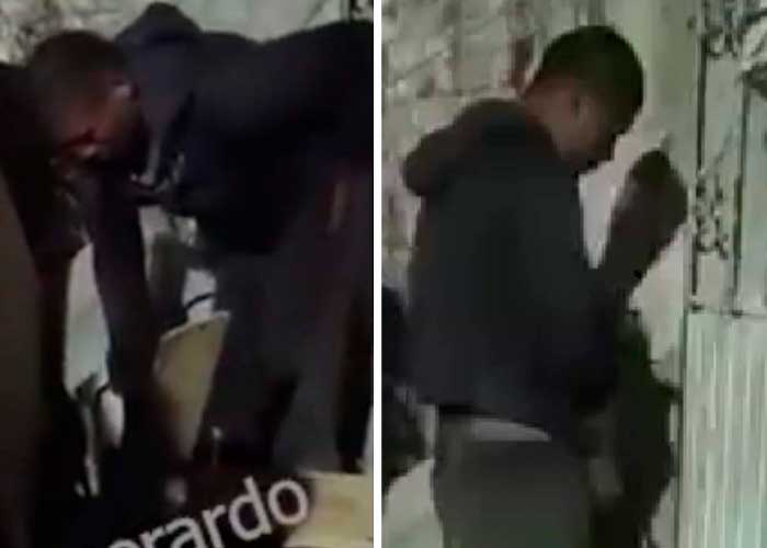 ¡Espeluznante video! Hombre se devora un perro en una calle de México