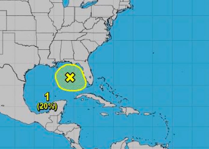 En el Golfo de México se formó una baja presión con probabilidades de ser ciclón