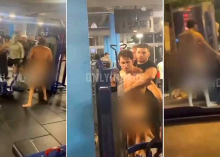 Hombre desnudo ataca a varias personas en un gimnasio de Miami