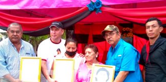 Rinden homenaje a héroes y mártires que ofrendaron sus vidas por Nicaragua