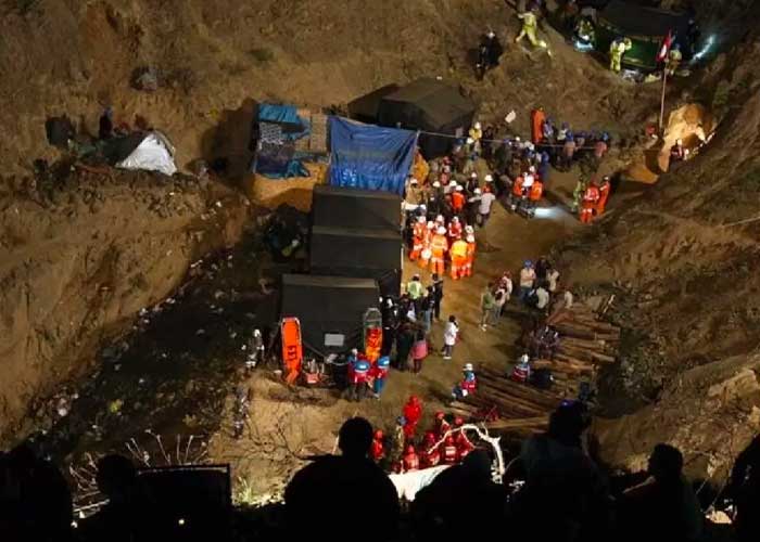 Incendio deja casi 27 muertos en una mina de Perú