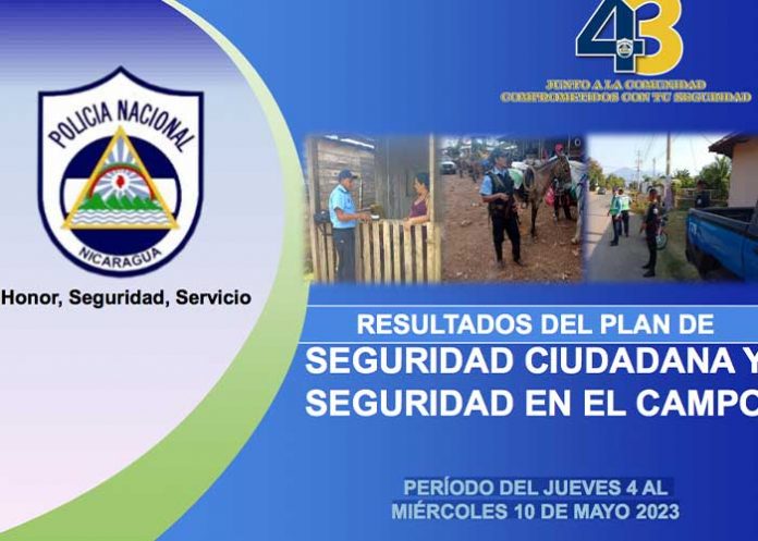 Foto: Policía Nacional detalla resultados del Plan de Seguridad Ciudadana y Seguridad en el Campo /Cortesía