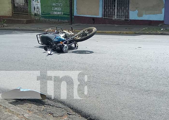 Foto: Accidente de tránsito en San Judas, Managua / TN8
