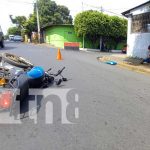 Foto: Accidente de tránsito en San Judas, Managua / TN8