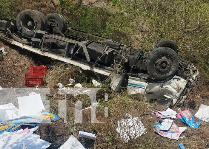 Foto: Mortal accidente con camión en Boaco / TN8