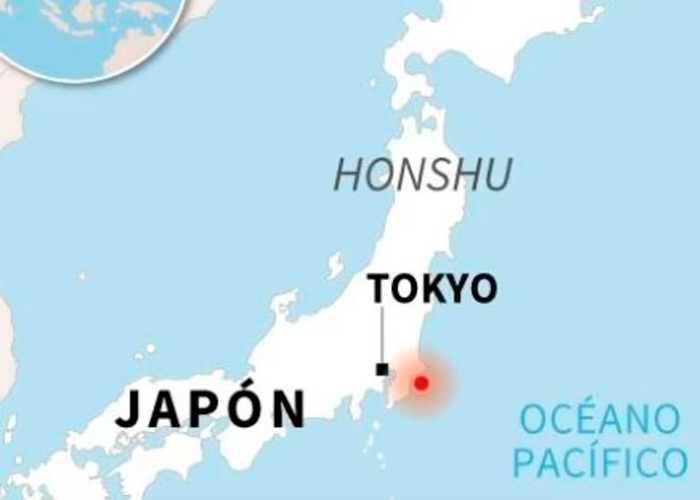 ¡Tremenda sacudida! Se registró un terremoto de 6,2 en este de Tokio 