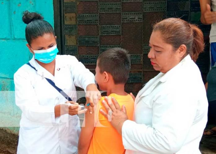 Foto: Jornada de vacunación en Ciudad Sandino / TN8