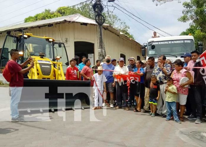 Foto: Nuevas maquinarias para la alcaldía de Altagracia, Ometepe / TN8
