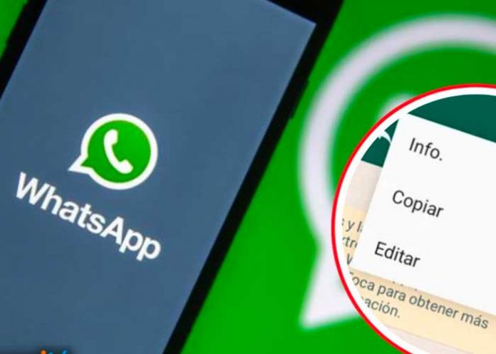 WhatsApp añade función para editar tus msj 