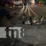 Foto: Brutal choque frontal entre dos vehículos dejó cuantiosos daños materiales en Juigalpa / TN8