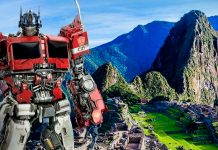 Realizarán en Machu Picchu el preestreno de "Transformers: el despertar de las bestias"