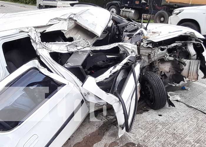 Foto: Accidente de Tránsito en Matiguas: Dos Heridos y Daños Materiales / TN8