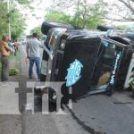 Estelí: Camioneta se vuelca y resultan 8 personas lesionadas en la Comunidad El Dorado