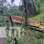 Foto: Conductor de camión vivo de milagro tras accidente en comarca Gateada, Villa Sandino / TN8