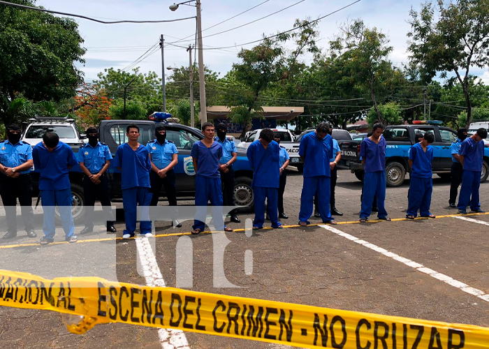 Policía Nacional de la cara contra la delincuencia en Nicaragua 