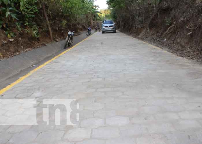 Foto: Inauguran proyecto de 200 metros lineales en calles de Nandaime / TN8