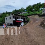 Familias con mejores condiciones de acceso en barrio de Jinotega