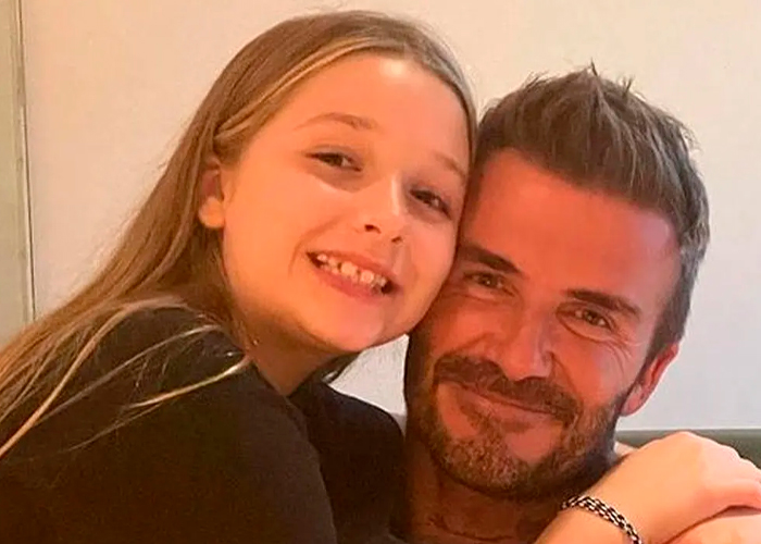 ¡Al ritmo de Juanga! David Beckham cocina junto a su hija
